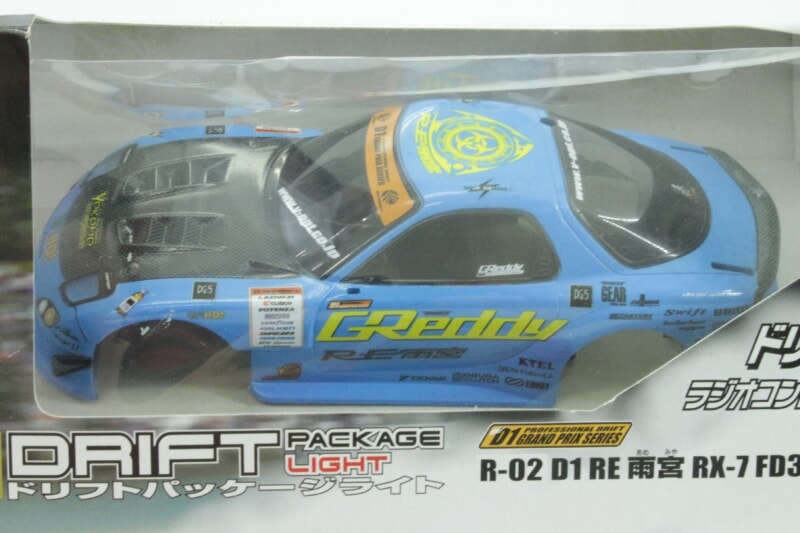 【未開封品】TAKARATOMY/タカラトミー  ドリフトパッケージライト R-02 D1 RE 雨宮 RX-7 FD3S 2006 ラジコンの画像1
