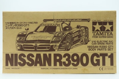 【未組立】 タミヤ  1/10 RC/ラジコン ニッサンR390 GT1 スペアボディセット 50769の買取り品の画像