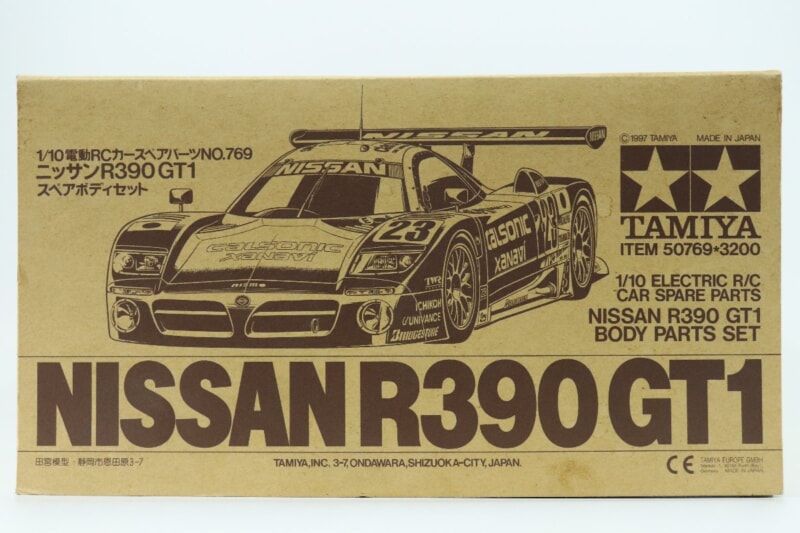 【未組立】 タミヤ  1/10 RC/ラジコン ニッサンR390 GT1 スペアボディセット 50769の画像1