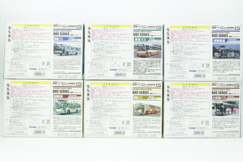 【未開封】TOMY/トミー  トミカ ビットチャージー 路線バスシリーズ ラジコン 小田急バス・東武バスなど6点セットの画像1