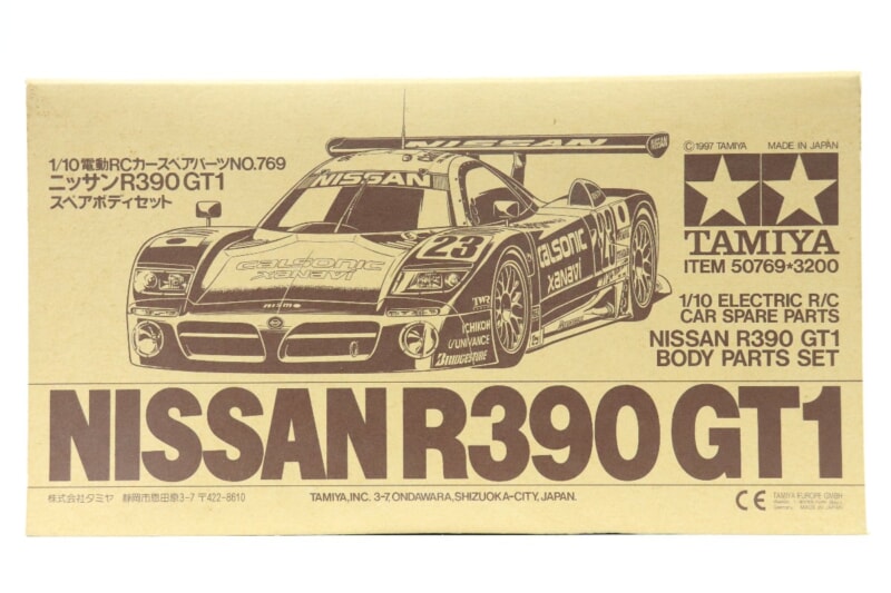 【未組立】 タミヤ  1/10 RC/ラジコン ニッサンR390 GT1 スペアボディセット 50769の画像1