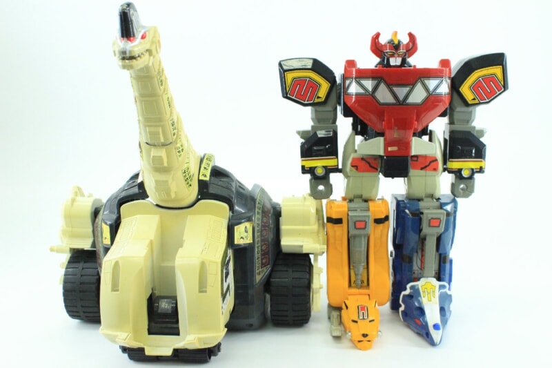 [当時物] DX大獣神+DX獣騎神キングブラキオン BANDAI/バンダイ 超合金 恐竜戦隊ジュウレンジャーの画像1