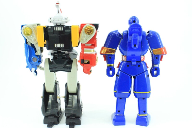 [当時物] 五神合体 DX 隠代将軍＋瞬間変化 DX ニンジャマン ２台セット  BANDAI/バンダイ 超合金 忍者戦隊カクレンジャーの画像1