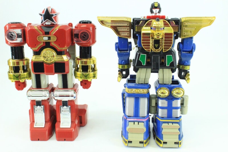 [当時物] 超力合体DXオーレンジャーロボ＋DXレッドパンチャー 2台セット BANDAI/バンダイ 超合金 超力戦隊オーレンジャーの画像1