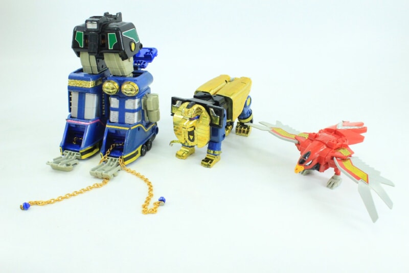 [当時物] 超力合体DXオーレンジャーロボ＋DXレッドパンチャー 2台セット BANDAI/バンダイ 超合金 超力戦隊オーレンジャーの画像1