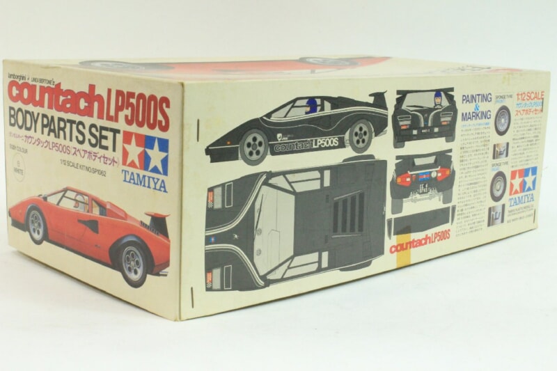 【組立途中】 タミヤ  1/12 RC/ラジコン ランボルギーニ カウンタックLP500S ≪スペアボディセット》 SP1062の画像1