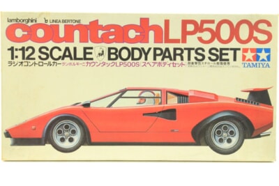 【組立途中】 タミヤ  1/12 RC/ラジコン ランボルギーニ カウンタックLP500S ≪スペアボディセット》 SP1062