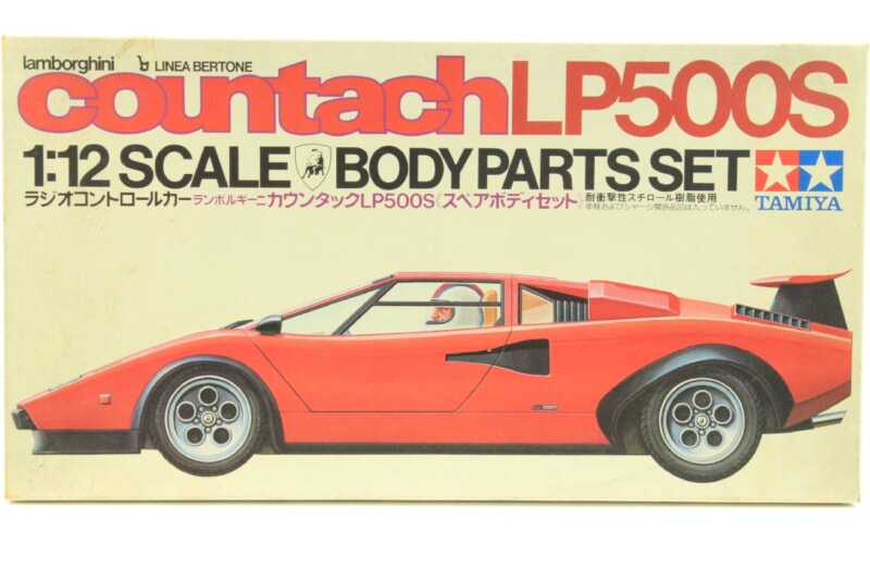 【組立途中】 タミヤ  1/12 RC/ラジコン ランボルギーニ カウンタックLP500S ≪スペアボディセット》 SP1062の画像1