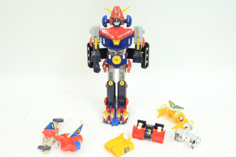 【当時物】 ポピー 超合金 コンバトラーV [バトルジェット][バトルクラッシャー][バトルタンク]他 5台セットの画像1