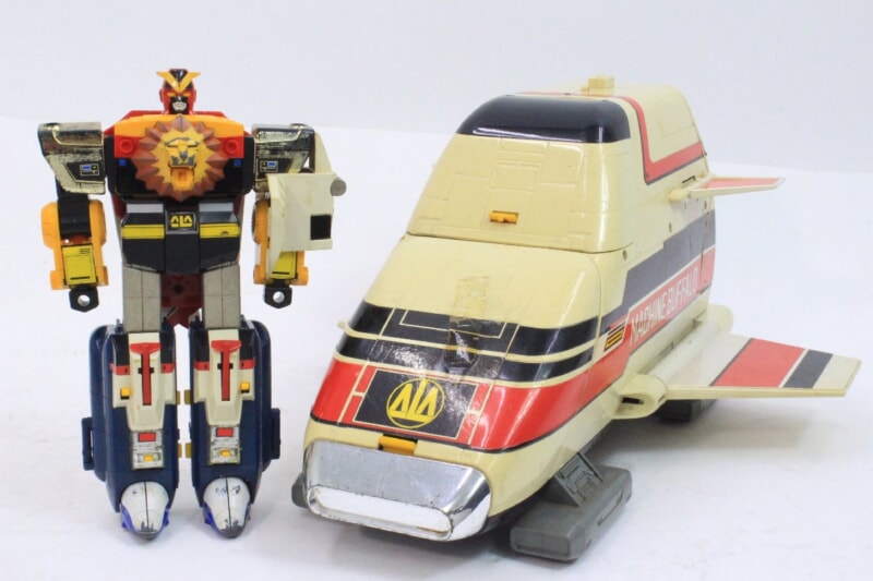 [当時物] DX超獣合体 ライブロボ＋ビッグスケール マシンバッファロー  BANDAI/バンダイ 超合金 超獣戦隊ライブマン ２台セットの画像1