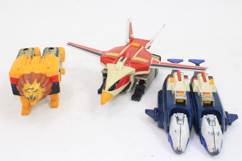 [当時物] DX超獣合体 ライブロボ＋ビッグスケール マシンバッファロー  BANDAI/バンダイ 超合金 超獣戦隊ライブマン ２台セットの画像1