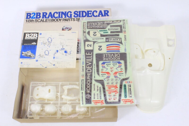 【未組立】 タミヤ  1/8 RC/ラジコン B2B レーシングサイドカー スペアボディセット SP1125の画像1