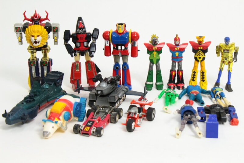 【当時物】 ダルタニアス/マシーンブラスター/ゼンダマンなど 超合金/ソフビなど レトロ玩具まとめセット ポピーの画像1