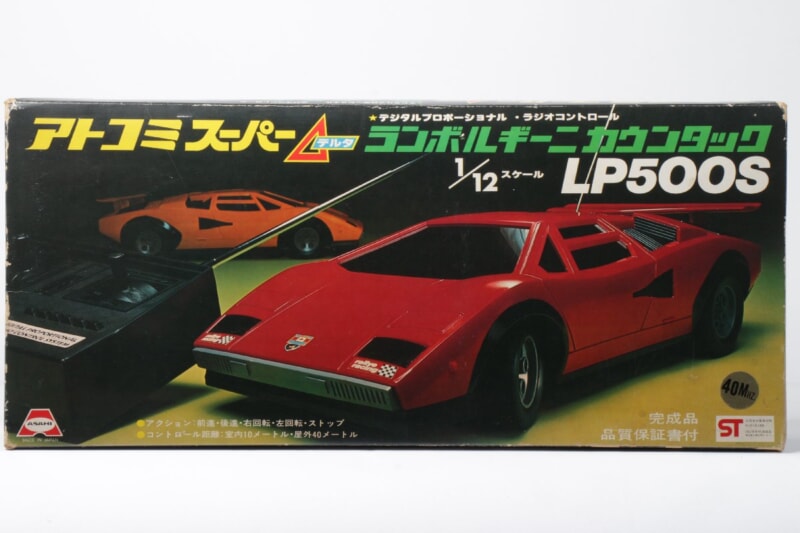 【当時物・箱付】 ASAHI  1/12 アトコミスーパー ランボルギーニカウンタック [LP500S] ラジコン/RCの画像1