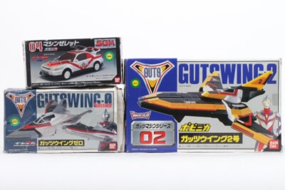 【一部未開封品】BANDAI/バンダイ  ウルトラマンティガ・ダイナ ポピニカシリーズ 3点セット[ガッツウイングゼロ]など 超合金の買取り品の画像