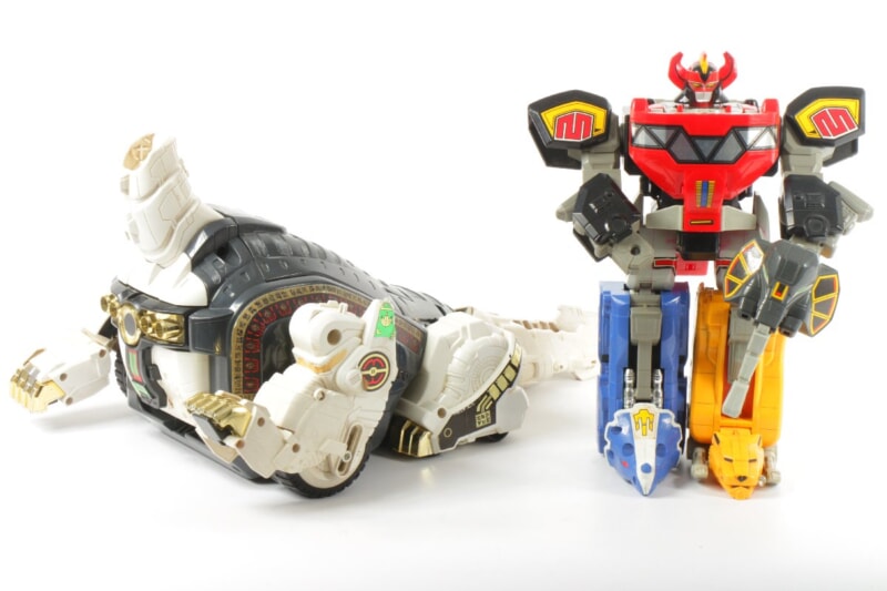 [当時物] DX大獣神+DX獣騎神キングブラキオン BANDAI/バンダイ 超合金 恐竜戦隊ジュウレンジャーの画像1