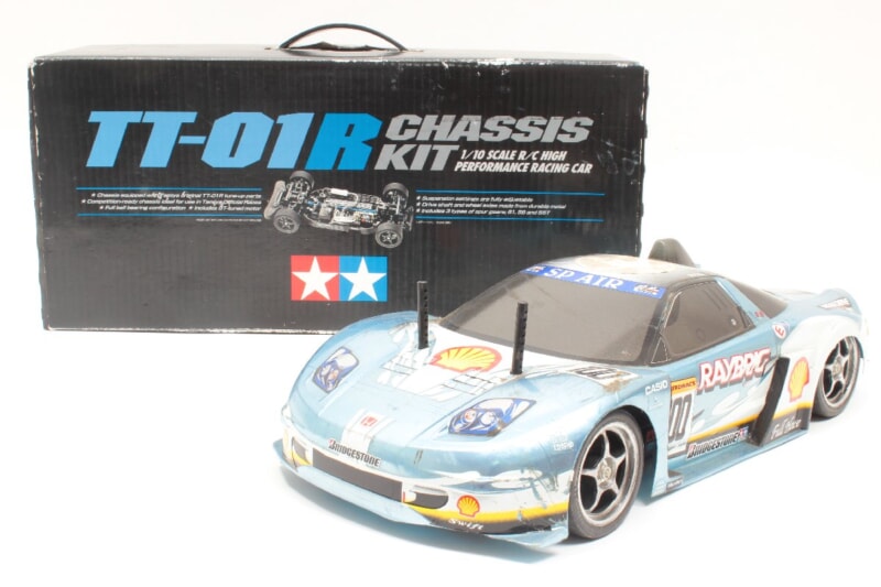 TAMIYA/タミ 1/10 ボディ[NSX レイブリック] シャーシ [TT-01R] 電動 RC/ラジコンの画像1