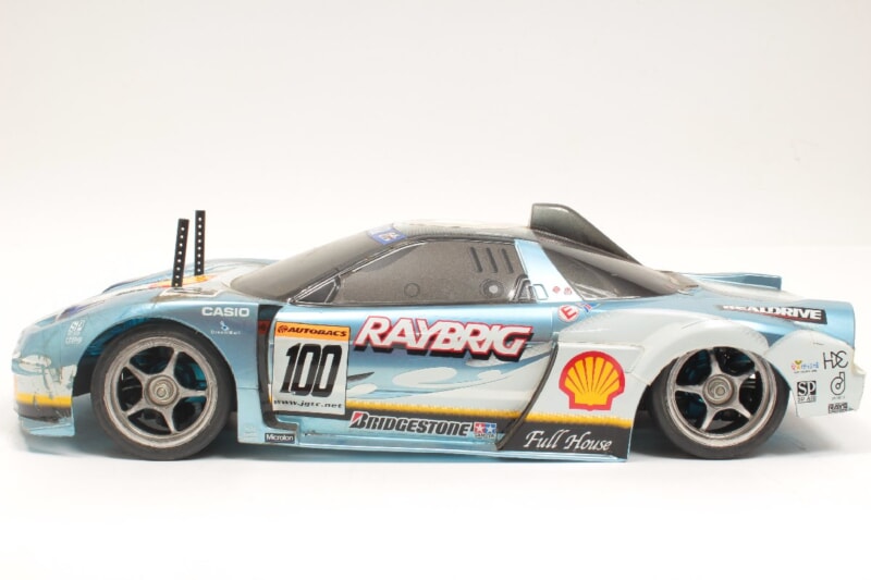 TAMIYA/タミ 1/10 ボディ[NSX レイブリック] シャーシ [TT-01R] 電動 RC/ラジコンの画像1