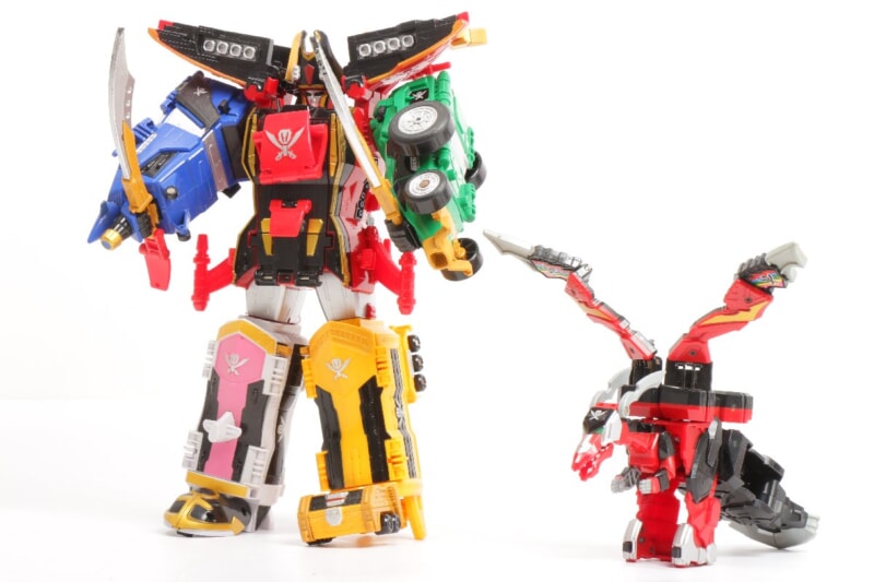 【当時物・一部説明書付き】 海賊合体 DXゴーカイオー+ ゴーカイマシンシリーズ01 マジドラゴン 超合金 海賊戦隊ゴーカイジャーの画像1