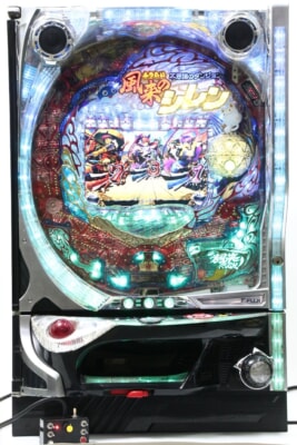 藤商事  [CR不思議のダンジョン 風来のシレンFPF] 1/399.610 オートコントローラー付き ジャンク パチンコ実機 100Vの買取り品の画像