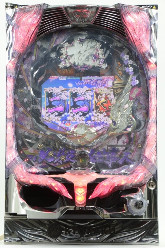 京楽  [CRぱちんこ 必殺仕事人 桜花乱舞 M2] 1/318 パチンコ実機 100Vの画像1
