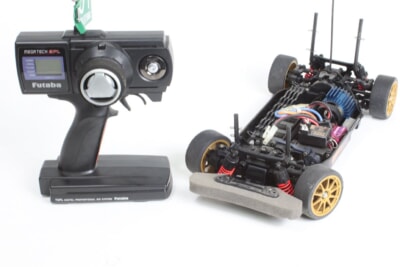 TAMIYA/タミヤ  ラジコン/RC シャーシ＋Futaba製 プロポ[メガテック2PL] カスタムの買取り品の画像
