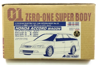 【未使用品】 ABC HOBBY  1/10 [ホンダ アコード ワゴン E-CF7] ボディ ZERO-ONE SUPER BODY RC/ラジコンの買取り品の画像