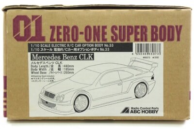 【未使用品】 ABC HOBBY  1/10 [メルセデスベンツ CLK] ボディ ZERO-ONE SUPER BODY RC/ラジコンの買取り品の画像