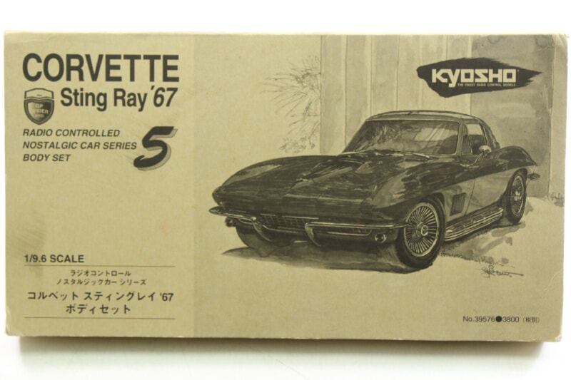 【未使用品】 KYOSHO  [コルベット スティングレイ’67 ボディセット] 1/10(1/9.6) ノスタルジックカーシリーズ RC/ラジコンの画像1
