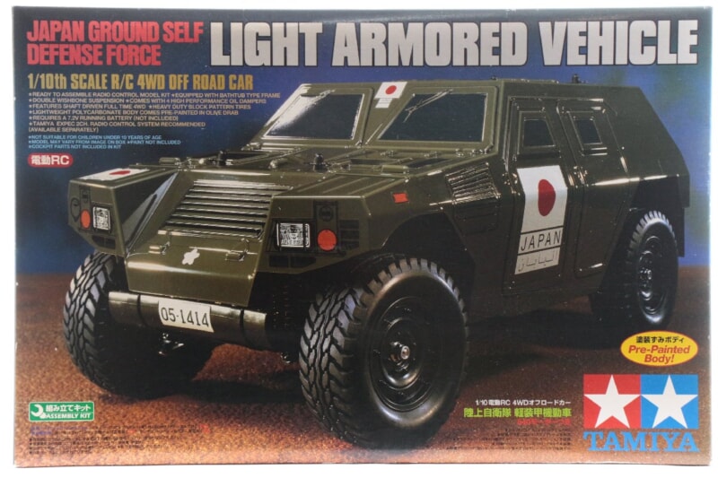 【未組立品】 TAMIYA  1/10 [陸上自衛隊 軽装甲機動車] 電動RC/ラジコン 4WDオフロードカーの画像1