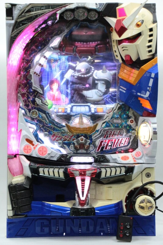 SANKYO [CRフィーバー 機動戦士ガンダムG] 1/399 オート機能付き パチンコ実機 100Vの画像1