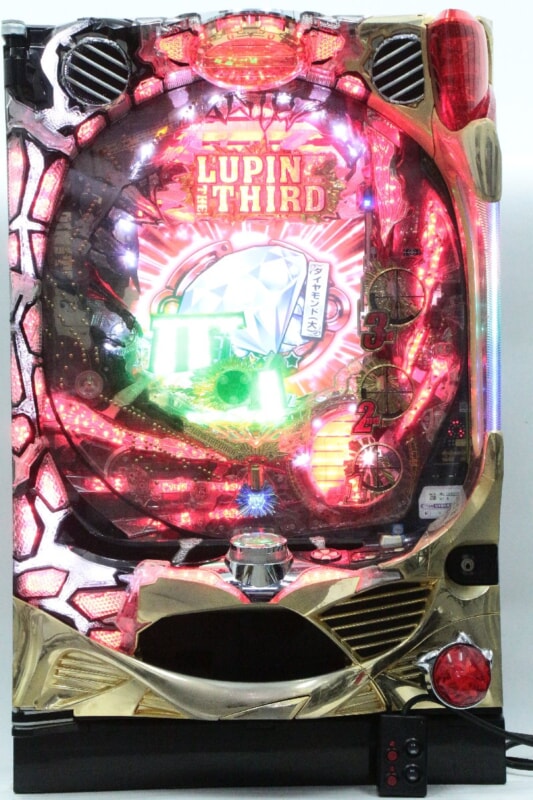平和 [CRルパン三世 ～消されたルパン～ 7H9AZ1] 1/394 オート機能付き パチンコ実機 100Vの画像1