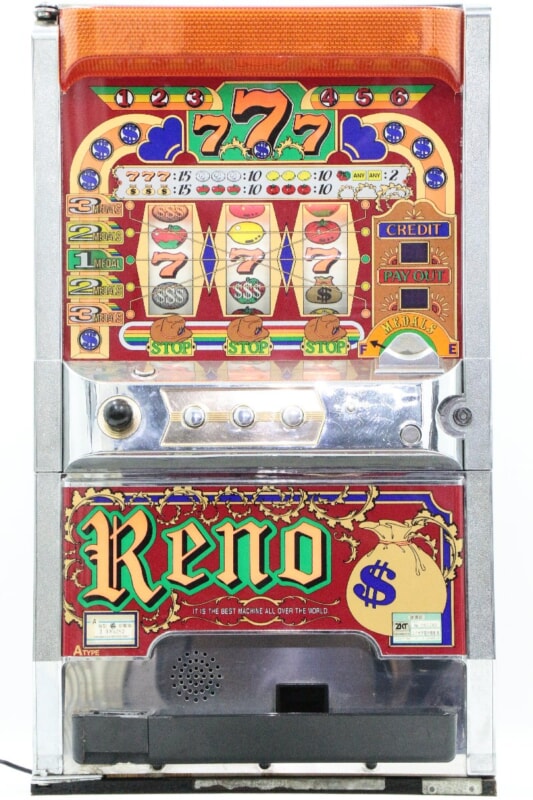 【3号機】 [Reno/リノ] スロット実機 100V ボリューム調整付き ニイガタ電子【希少レトロ台】の画像1