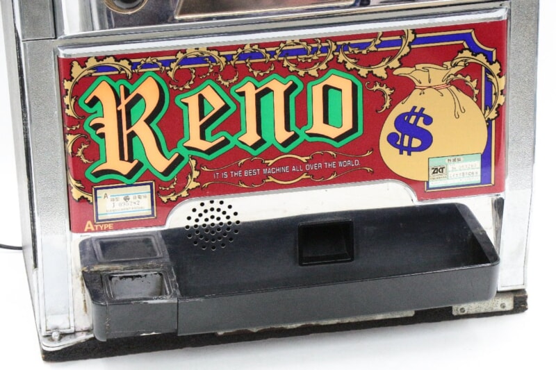 【3号機】 [Reno/リノ] スロット実機 100V ボリューム調整付き ニイガタ電子【希少レトロ台】の画像1