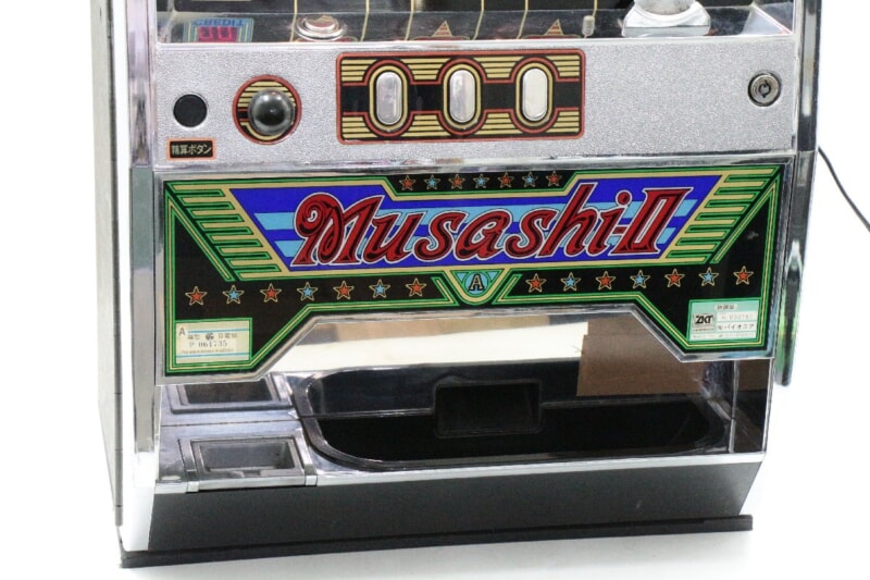 【3号機】 [MusashiⅡ/ムサシ2] スロット実機 100V パイオニア【希少レトロ台】の画像1