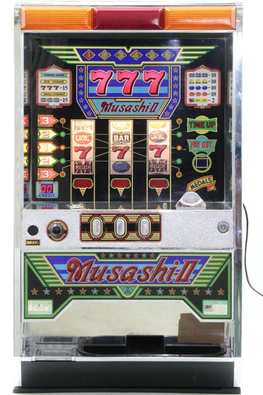 【3号機】 [MusashiⅡ/ムサシ2] スロット実機 100V パイオニア【希少レトロ台】の画像1