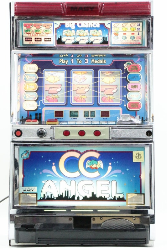 【4号機】 [CCエンジェル] スロット実機 100V メーシー【希少レトロ台】の画像1