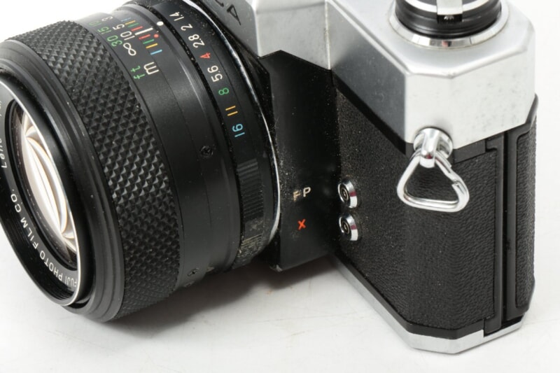 FUJICA ・ [ST801] フィルムカメラ レンズ[FUJINON 1:1.4 f＝50mm]の画像1