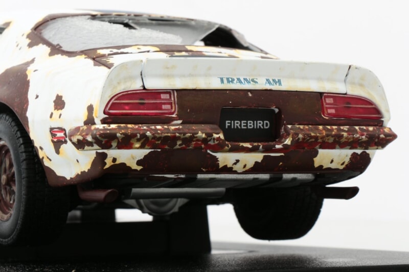 WELLY ・ 1:18 1972 ポンティアック ファイヤーバード Trans Am サビ塗装 ウェザリングペイント品の画像1