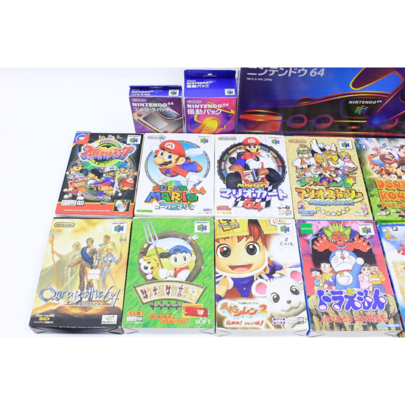 Nintendo64 本体 + ソフト（箱あり）の画像1