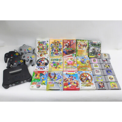 Nintendo ニンテンドウ64 本体 + ソフトの買取り品の画像