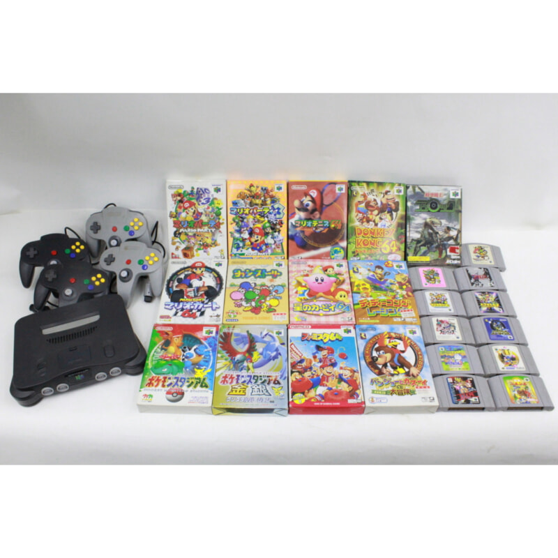 Nintendo ニンテンドウ64 本体 + ソフトの画像1