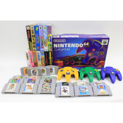 Nintendo ニンテンドウ64 本体 + ソフトの買取り品の画像