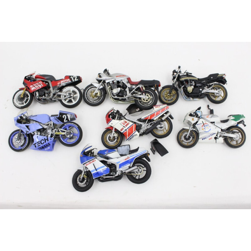 バイク プラモデル 完成品の画像1