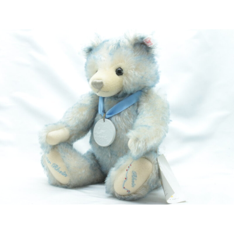 Steiff シュタイフ テディベア blue gespitzt,30cm,2002 ファーザーライン EAN671197の画像1