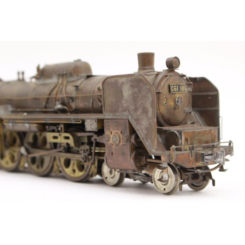蒸気機関車 C61 18 Oゲージ 鉄道模型 炭水車付の画像1