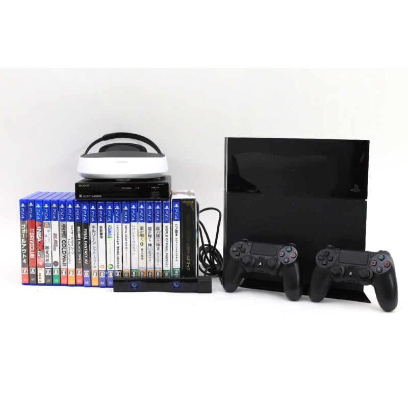 SONY ソニー Playstation4 本体 CUH-1000A + ソフト + VRゴーグルの画像1