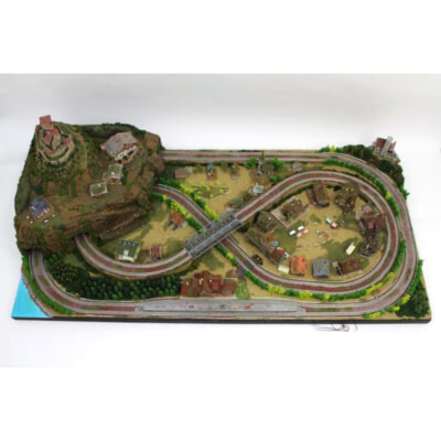Nゲージ ジオラマ 鉄道模型 ヨーロッパの街並み