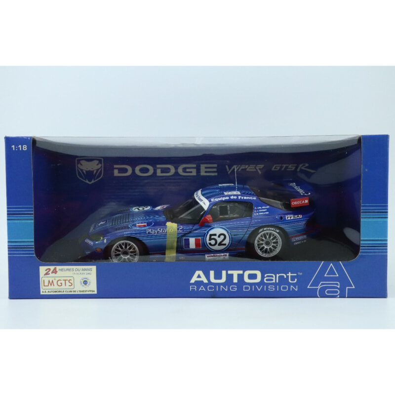 AUTOart オートアート 1/18 DODGE Viper GTS R ミニカー RACING DIVISIONの画像1