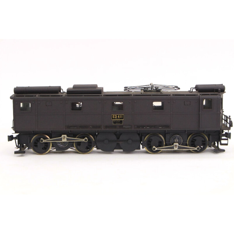 メーカー不明 電気機関車 ED411 鉄道模型 Oゲージの画像1